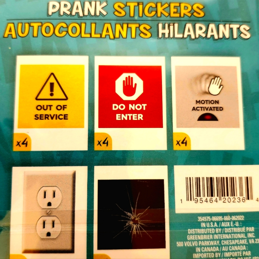 🆕️ Prank Stickers - Picture 2 of 2
